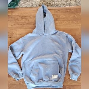 COMFRT Light Blue Affirmation Hoodie Sz s